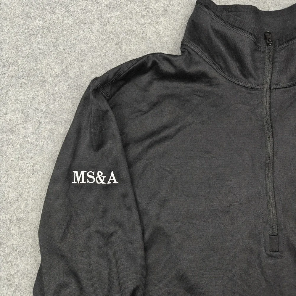 The North Face Pullover Mens Large Black 1/4 Zip Fleece Boston Scientific